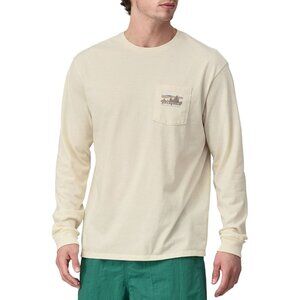 Patagonia Men's '73 Skyline Organic T-Shirt, XL, Birch White